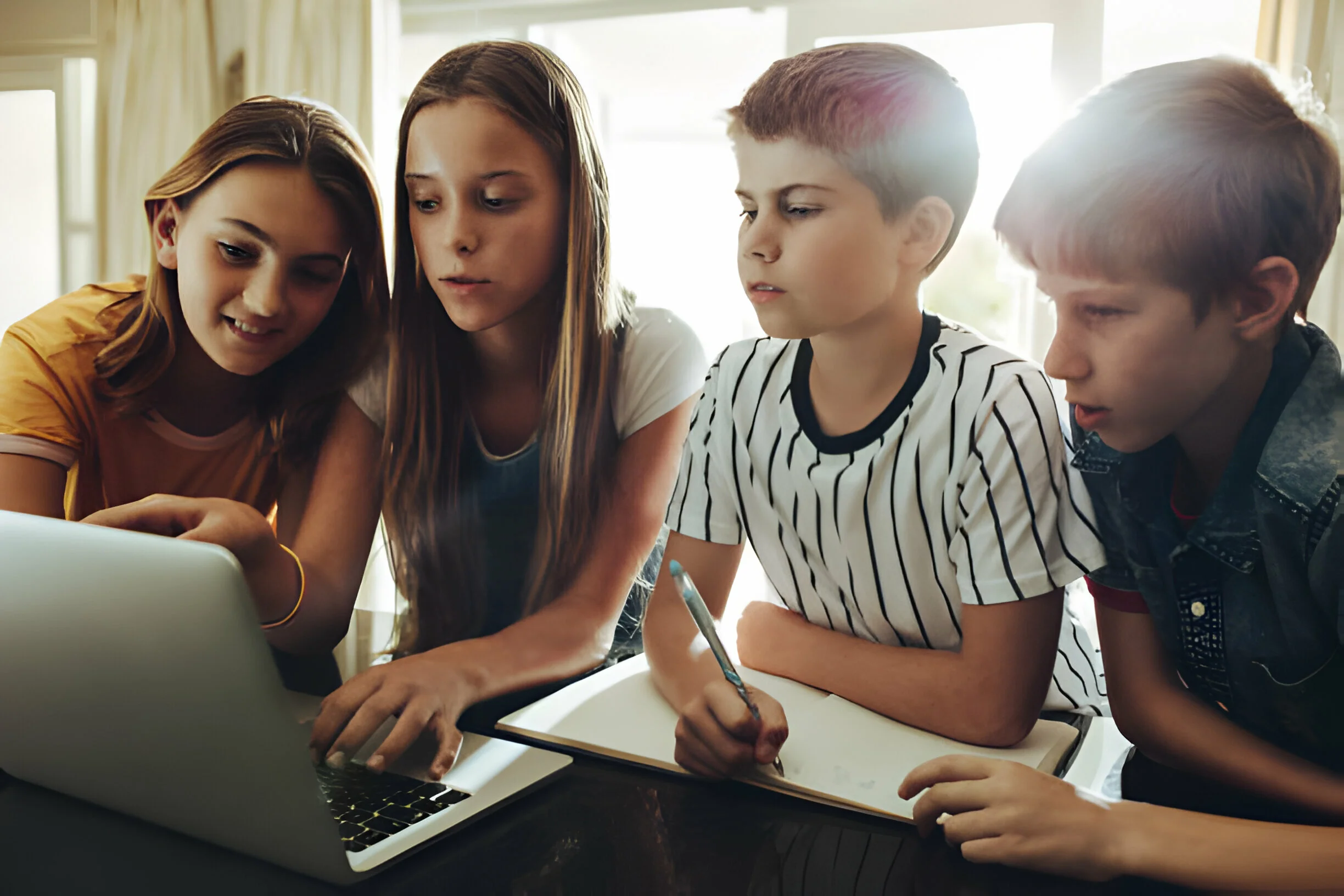 Front page preteenager study