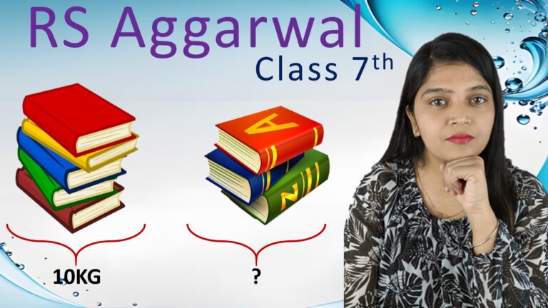 unitary method RS Aggarwal ICSE Class-7