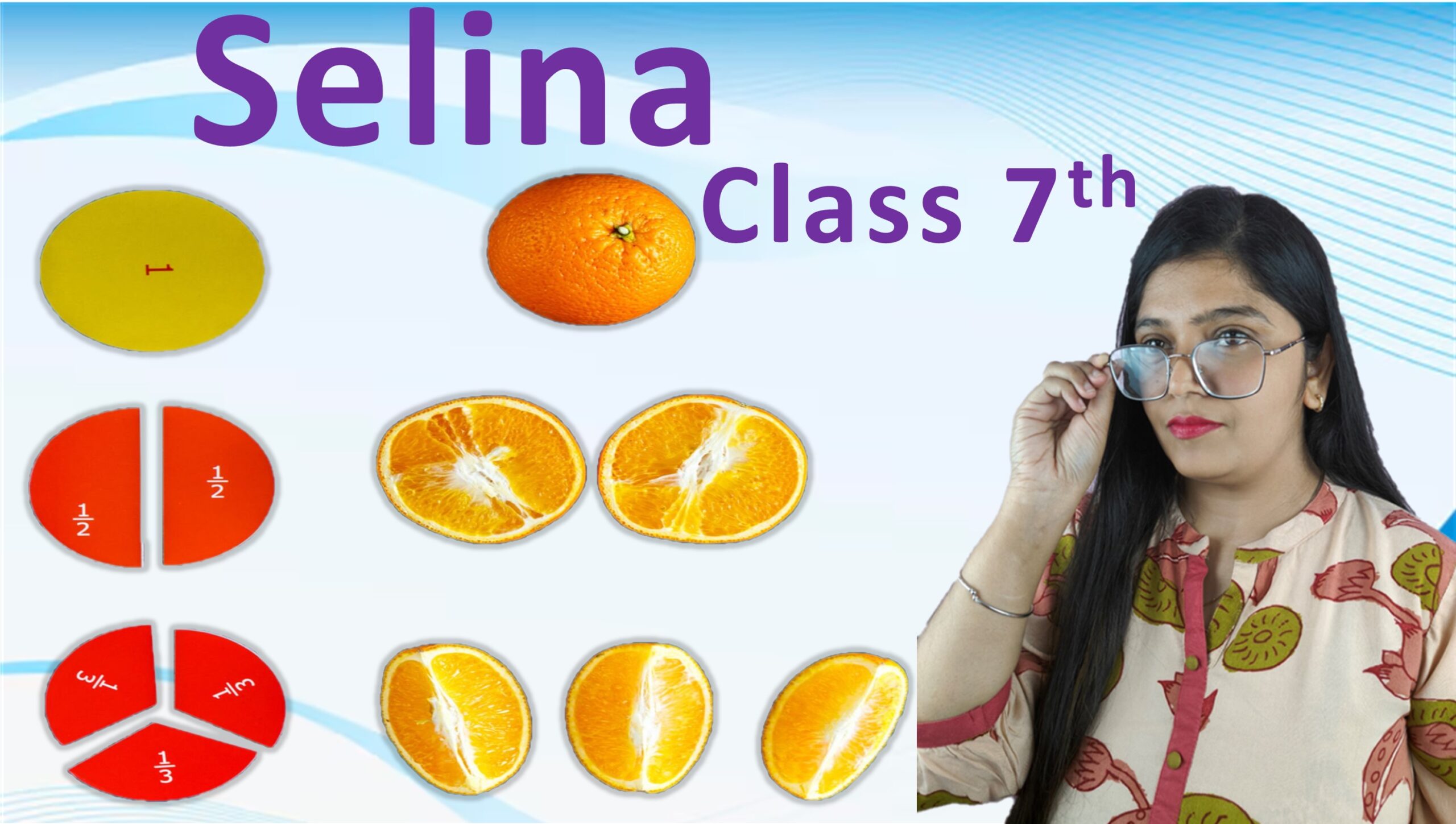 fraction class7 selina