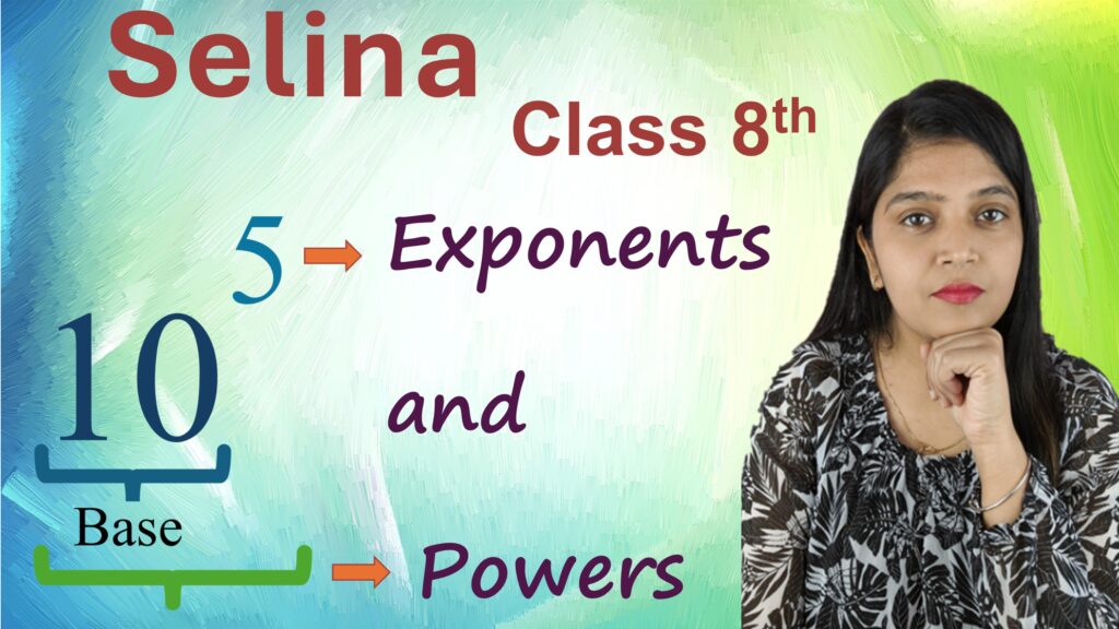 exponents class 8 selina