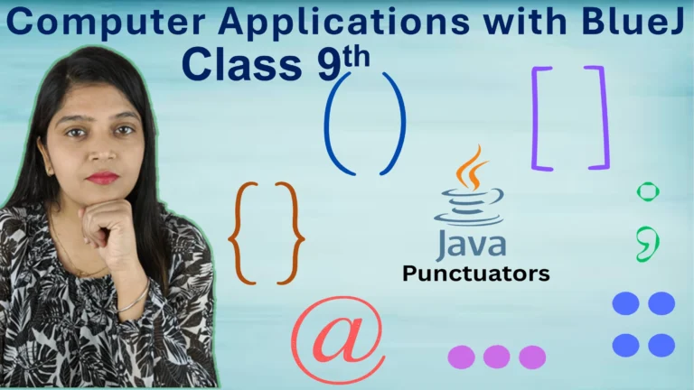 punctuators and separators in java