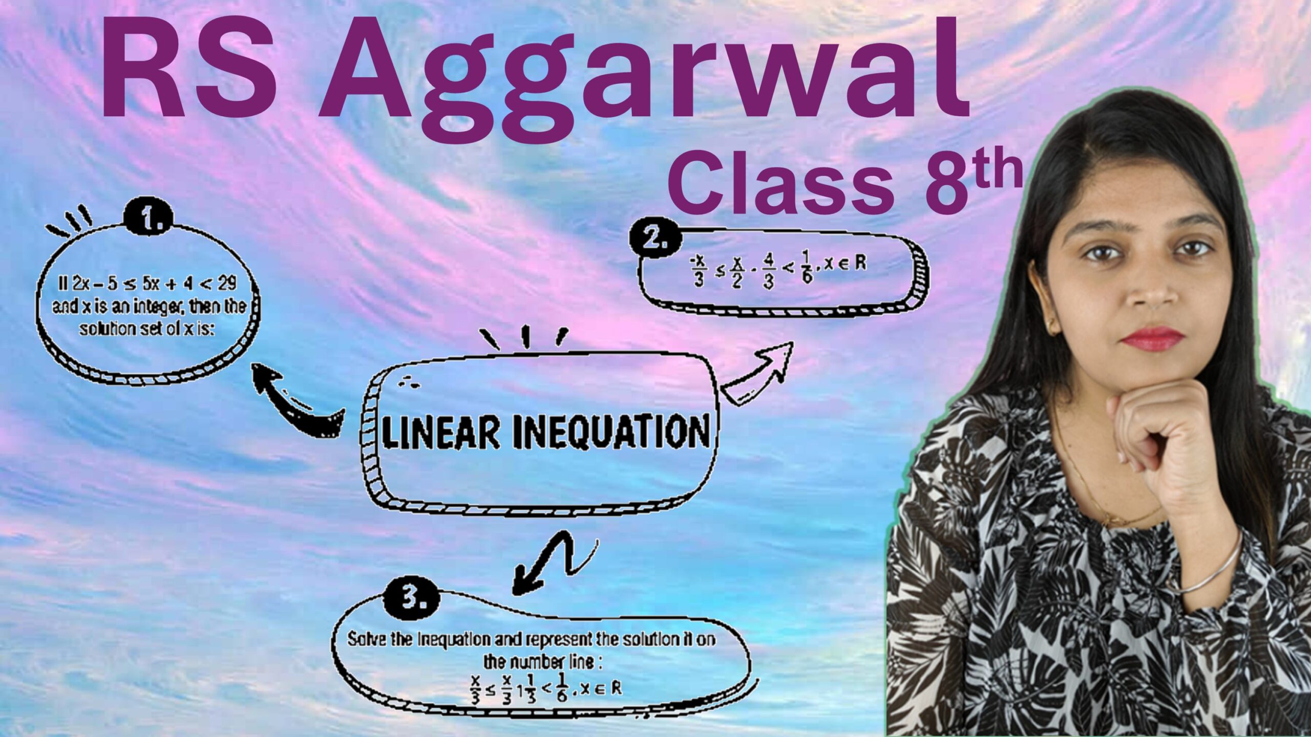 linear inequations class 8 rs aggarwal