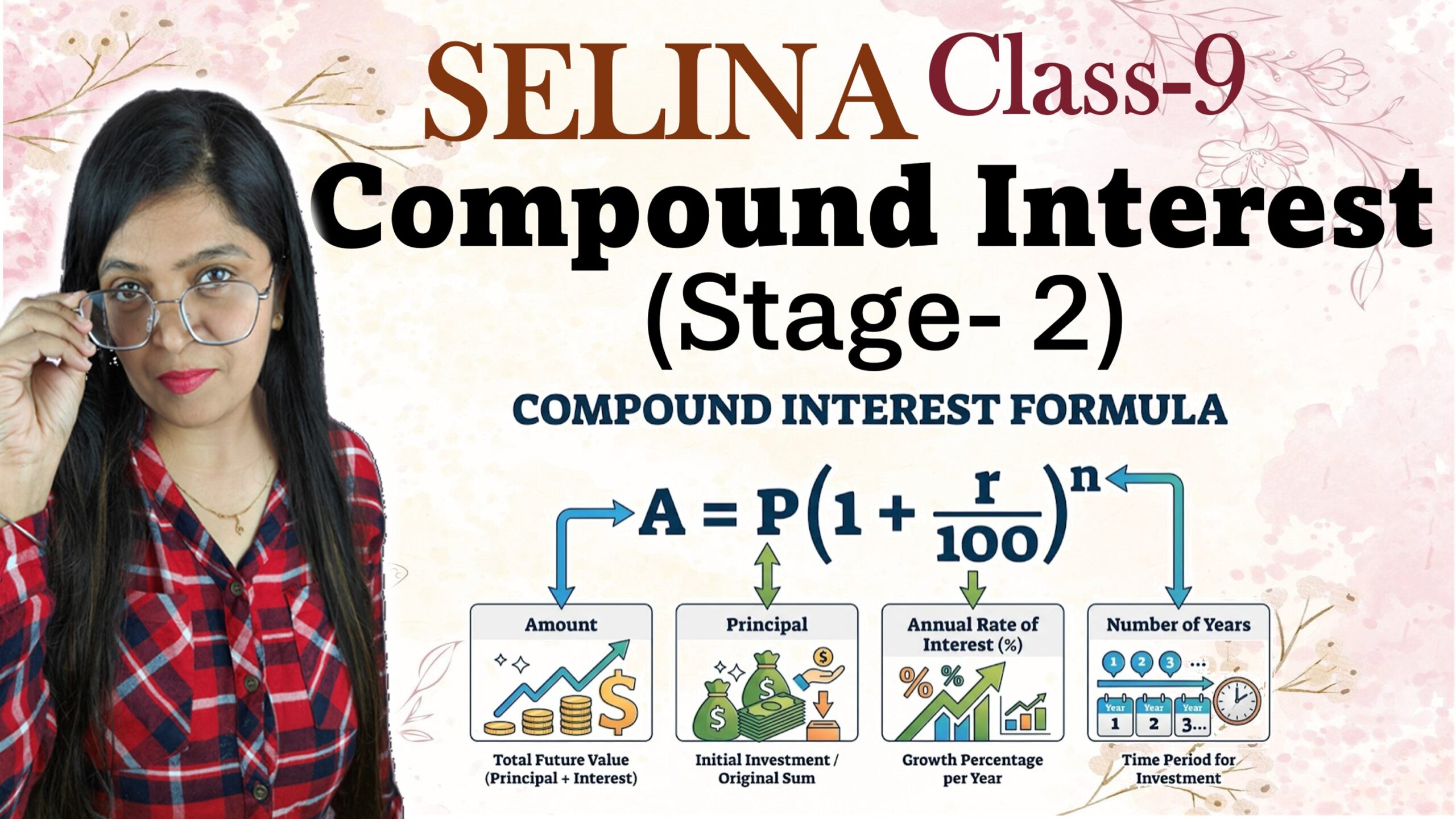 compound interest stage 2 class 9 selina